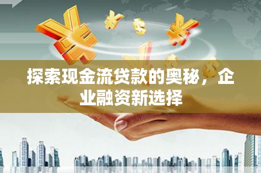 安龙探索现金流贷款的奥秘，企业融资新选择