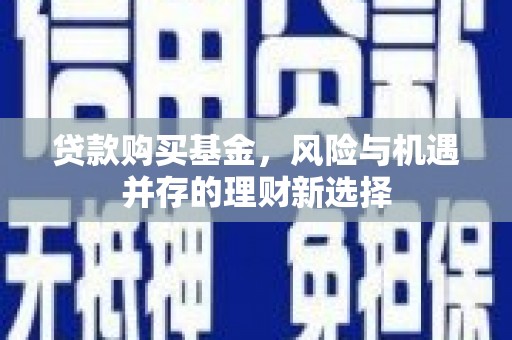 安龙贷款购买基金，风险与机遇并存的理财新选择
