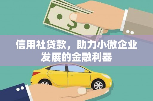 安龙信用社贷款，助力小微企业发展的金融利器
