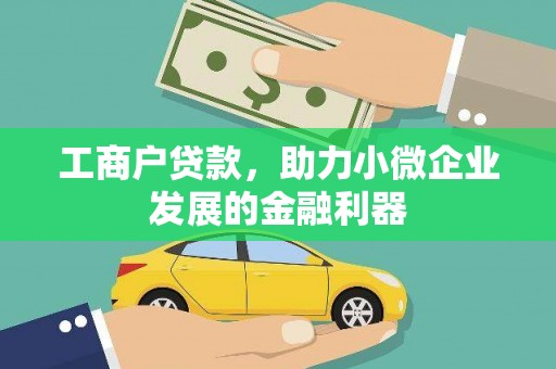 安龙工商户贷款，助力小微企业发展的金融利器