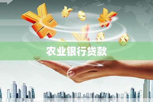 安龙农业银行贷款