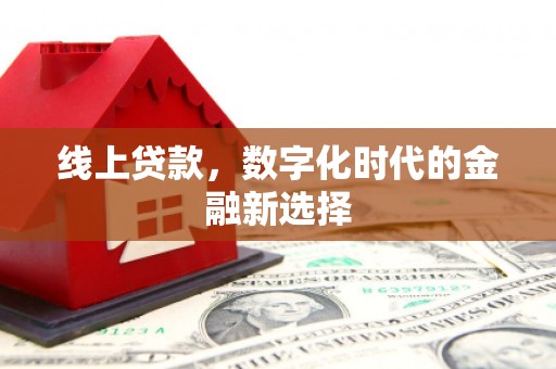 安龙线上贷款，数字化时代的金融新选择