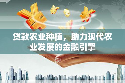 安龙贷款农业种植，助力现代农业发展的金融引擎