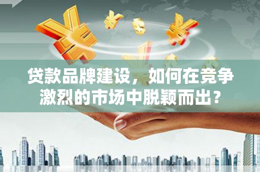 安龙贷款品牌建设，如何在竞争激烈的市场中脱颖而出？