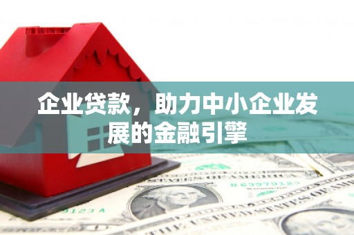 安龙企业贷款，助力中小企业发展的金融引擎