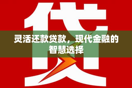 安龙灵活还款贷款，现代金融的智慧选择