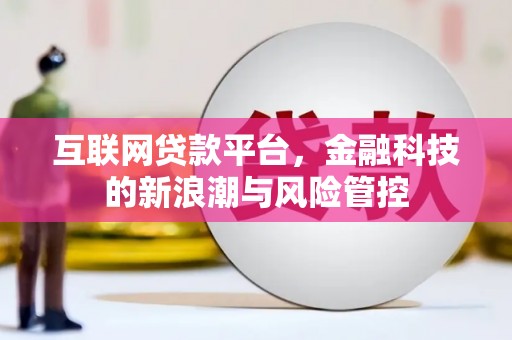 安龙互联网贷款平台，金融科技的新浪潮与风险管控