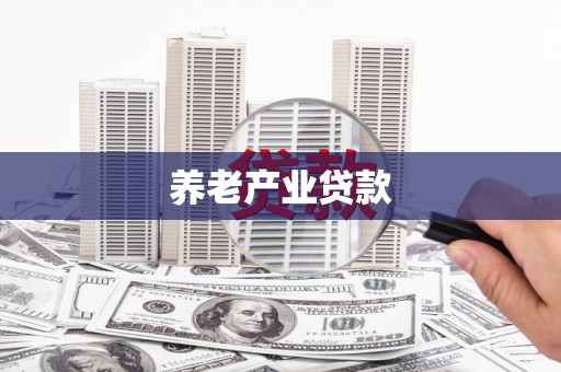 安龙养老产业贷款