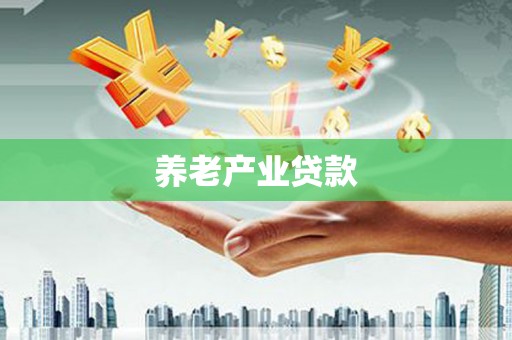 安龙养老产业贷款