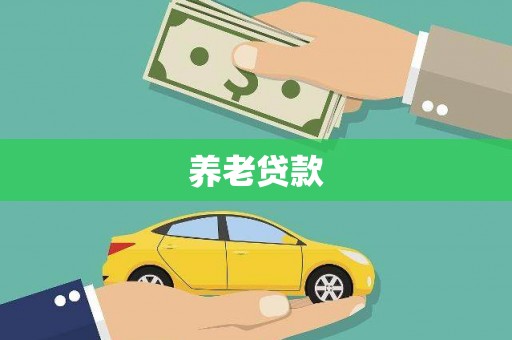 安龙养老贷款