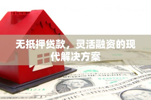 安龙无抵押贷款，灵活融资的现代解决方案