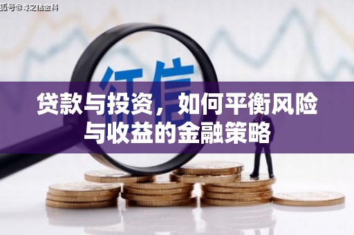 安龙贷款与投资，如何平衡风险与收益的金融策略